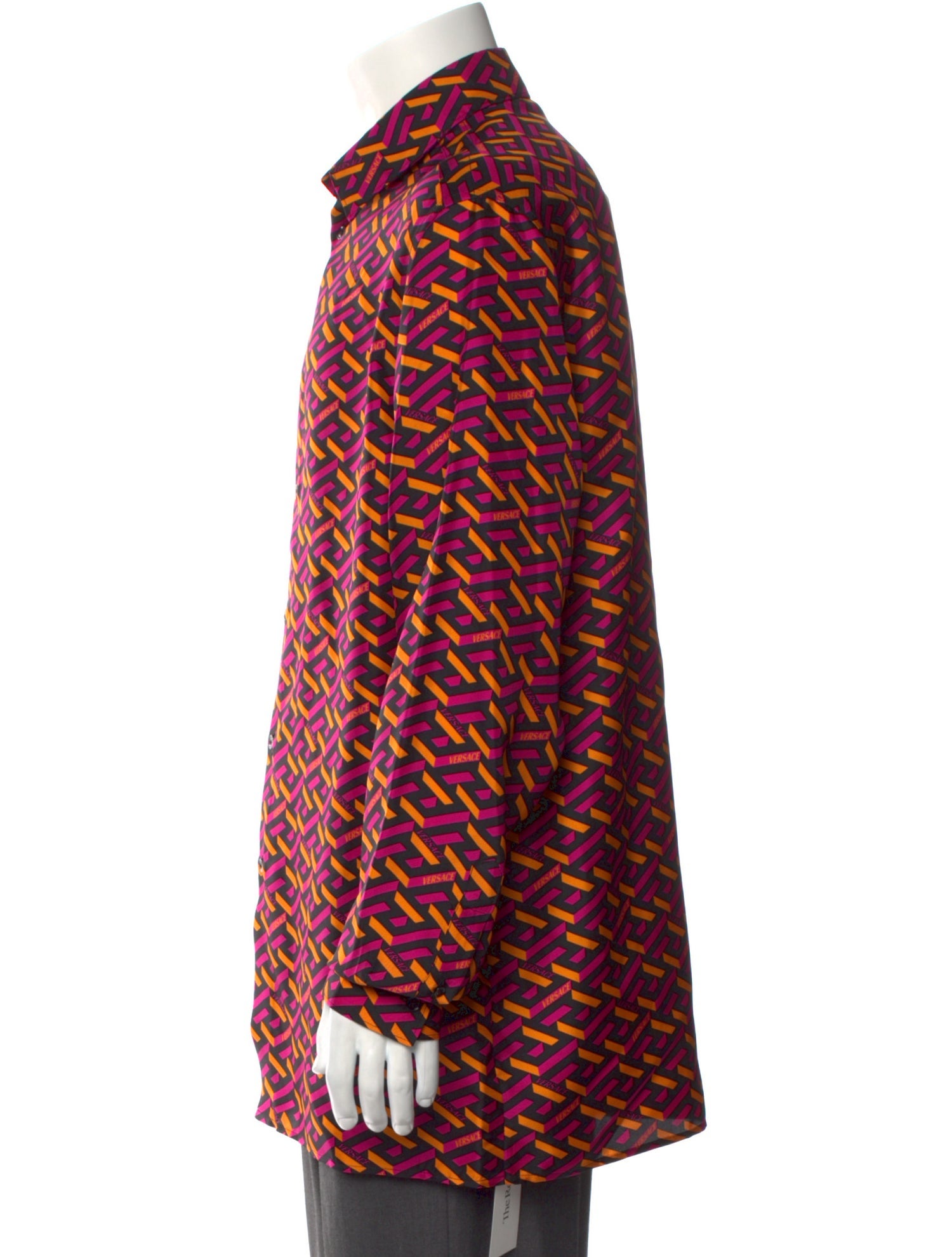 Versace Silk Printed Shirt w/ Tags