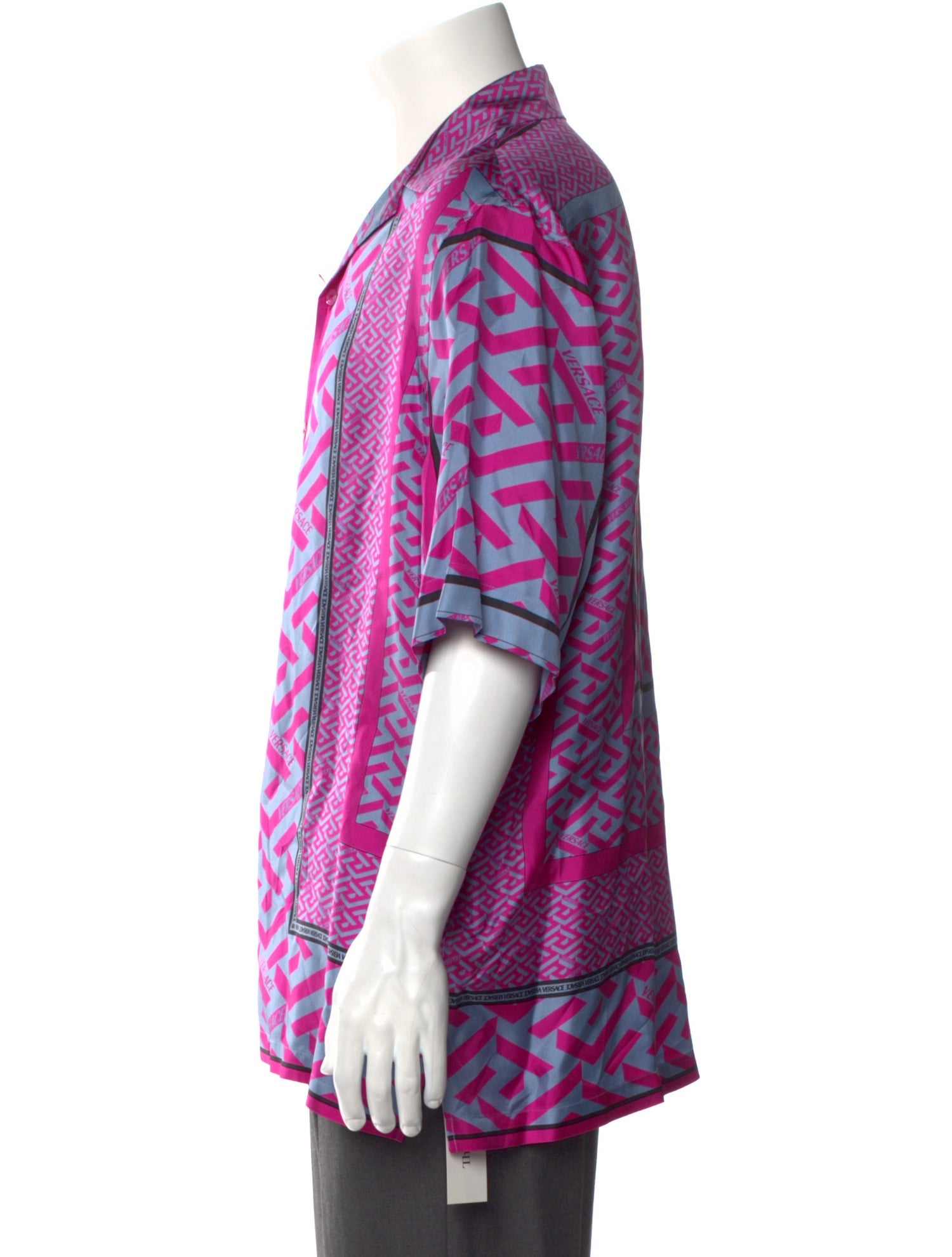 Versace Silk Printed Shirt w/ Tags