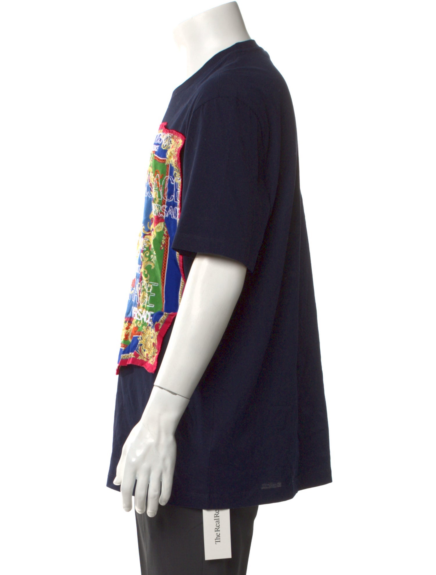 Versace Graphic Print Crew Neck T-Shirt