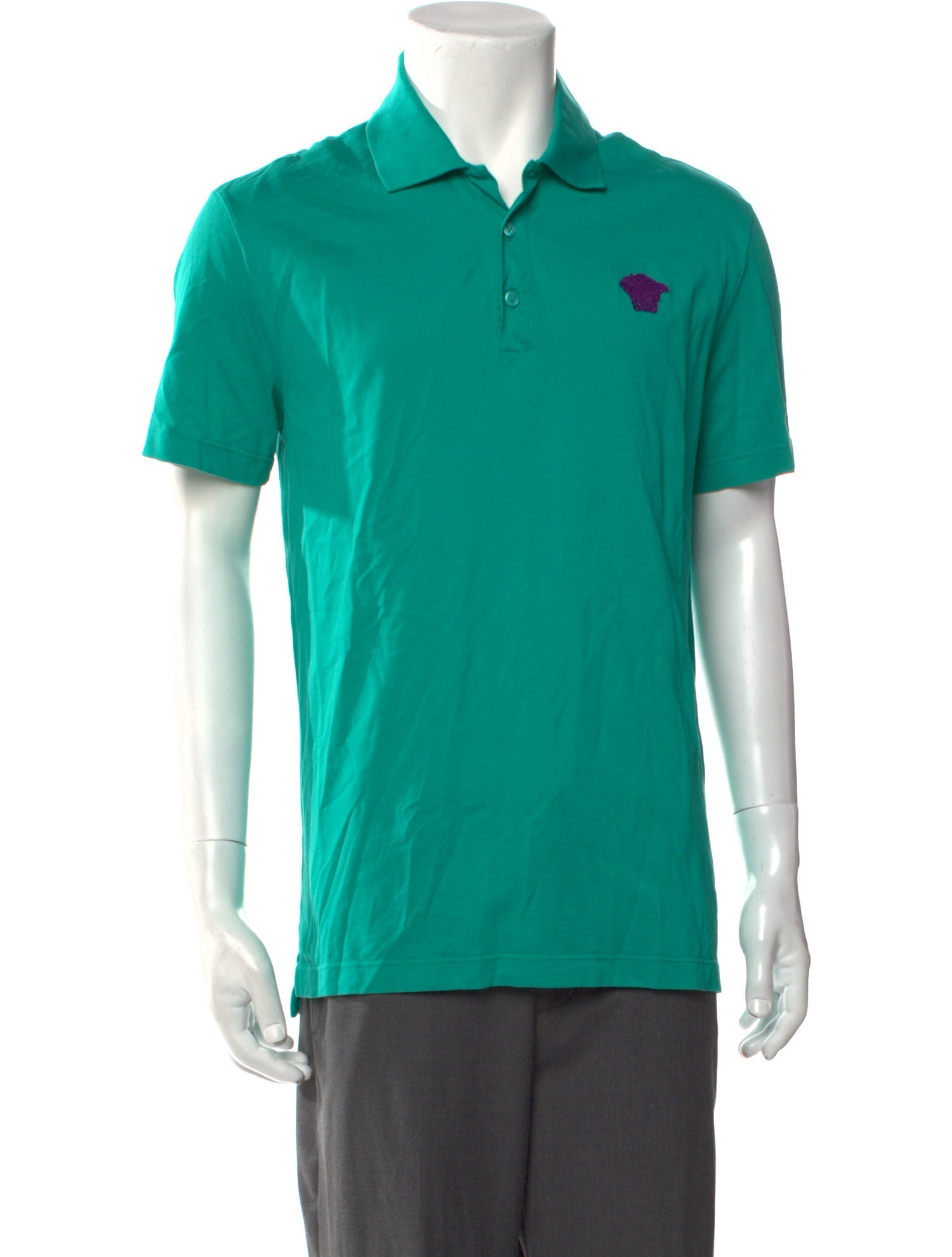 Versace Collar Short Sleeve Polo Shirt