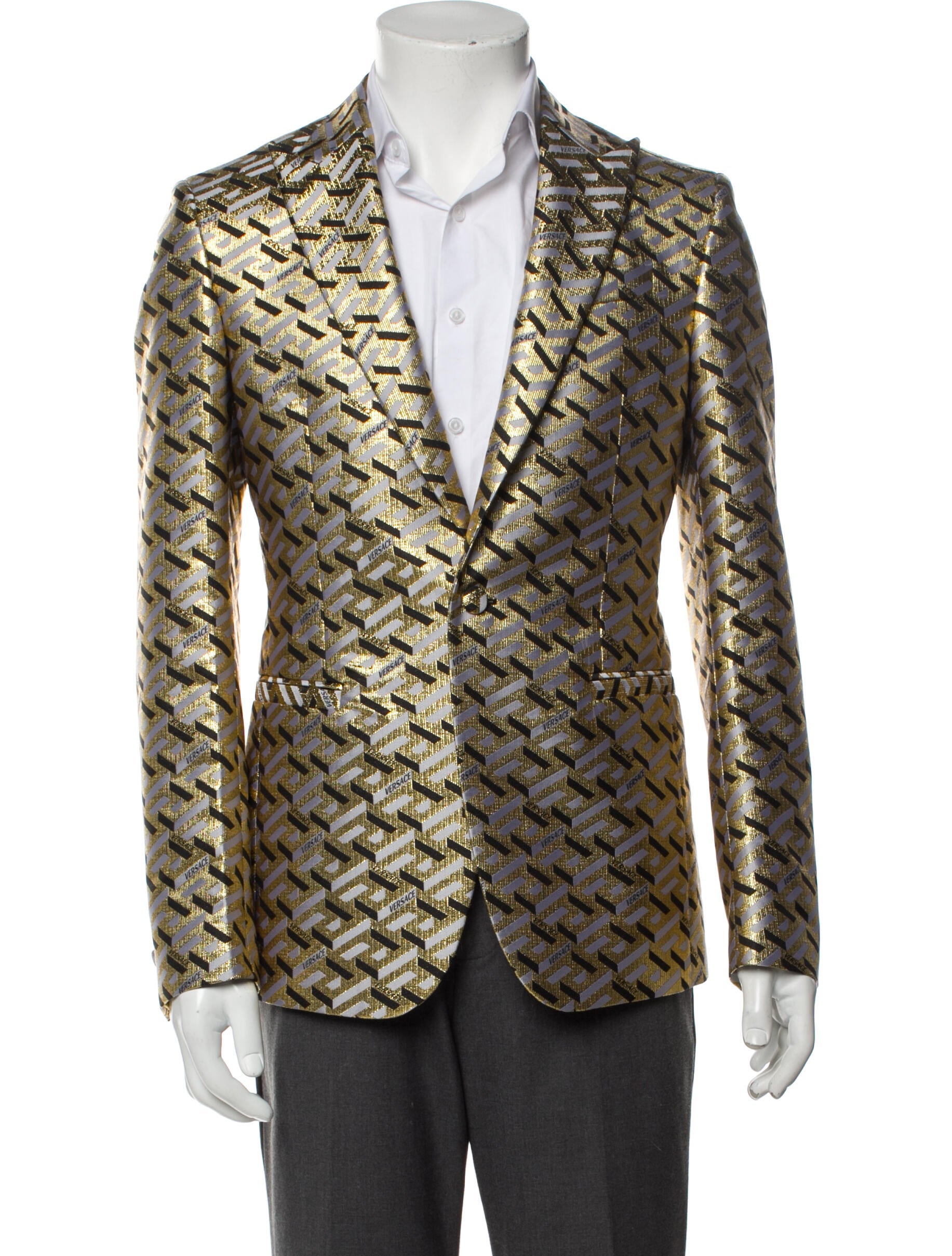 Versace Printed Blazer