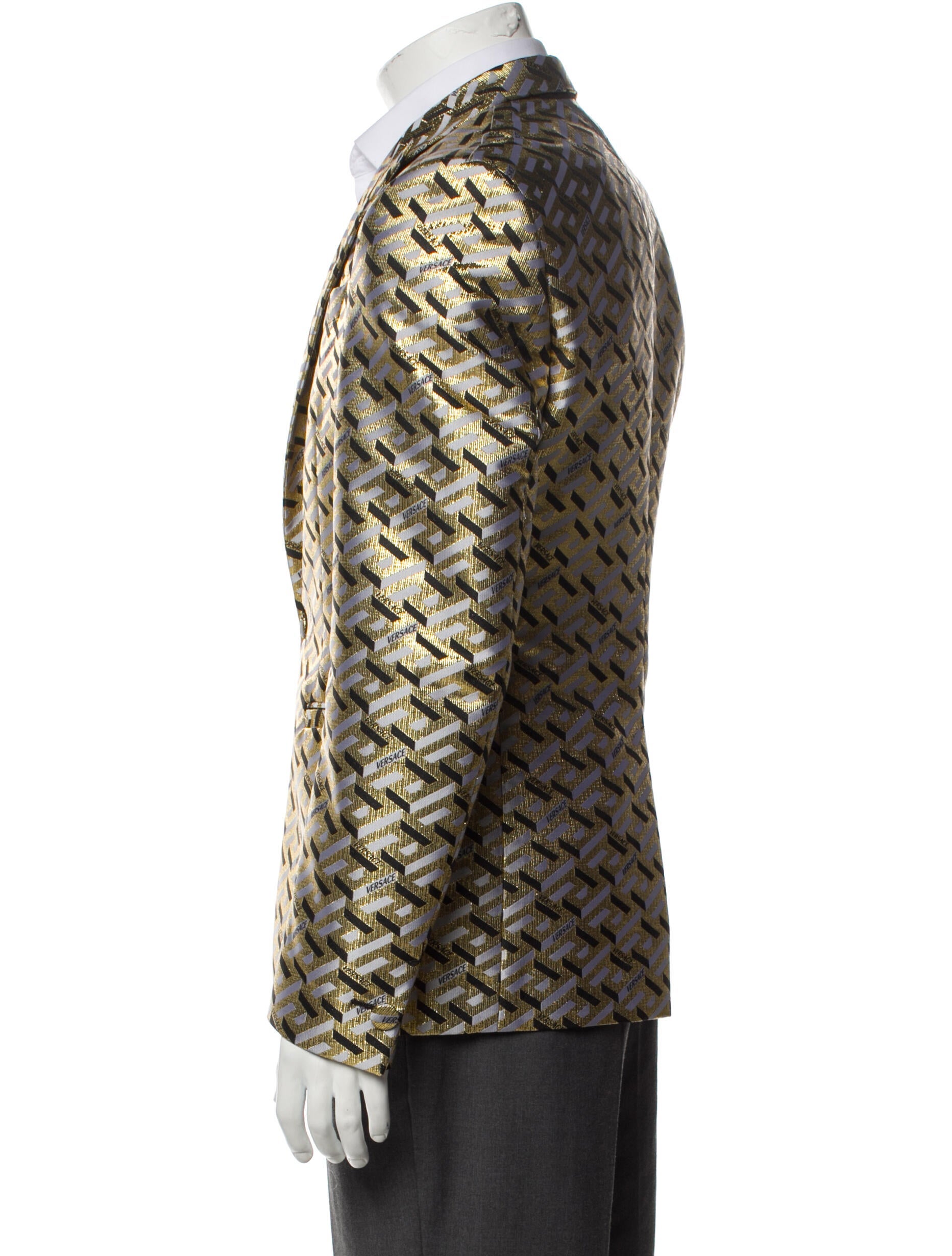 Versace Printed Blazer