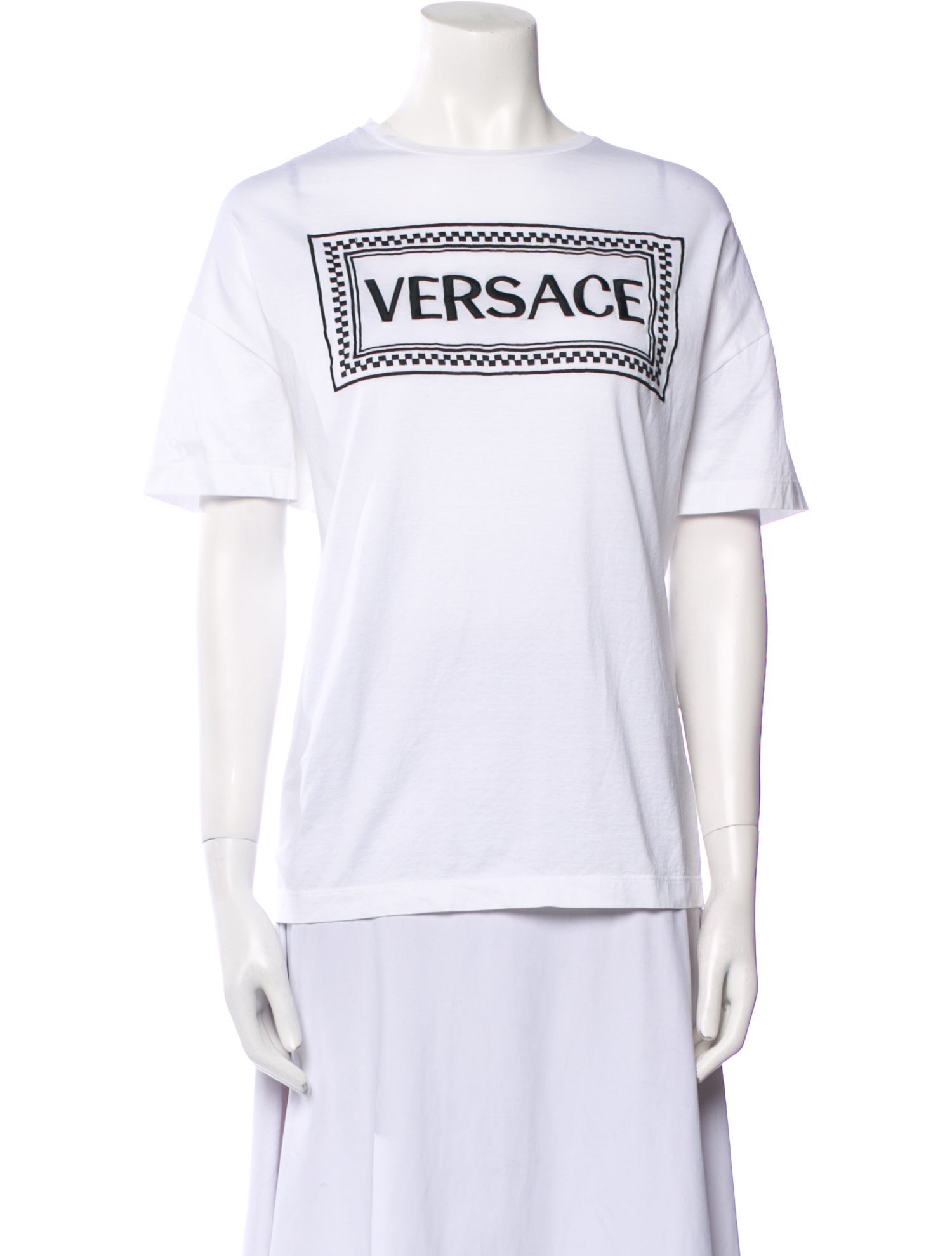 Versace Graphic Print Crew Neck T-Shirt