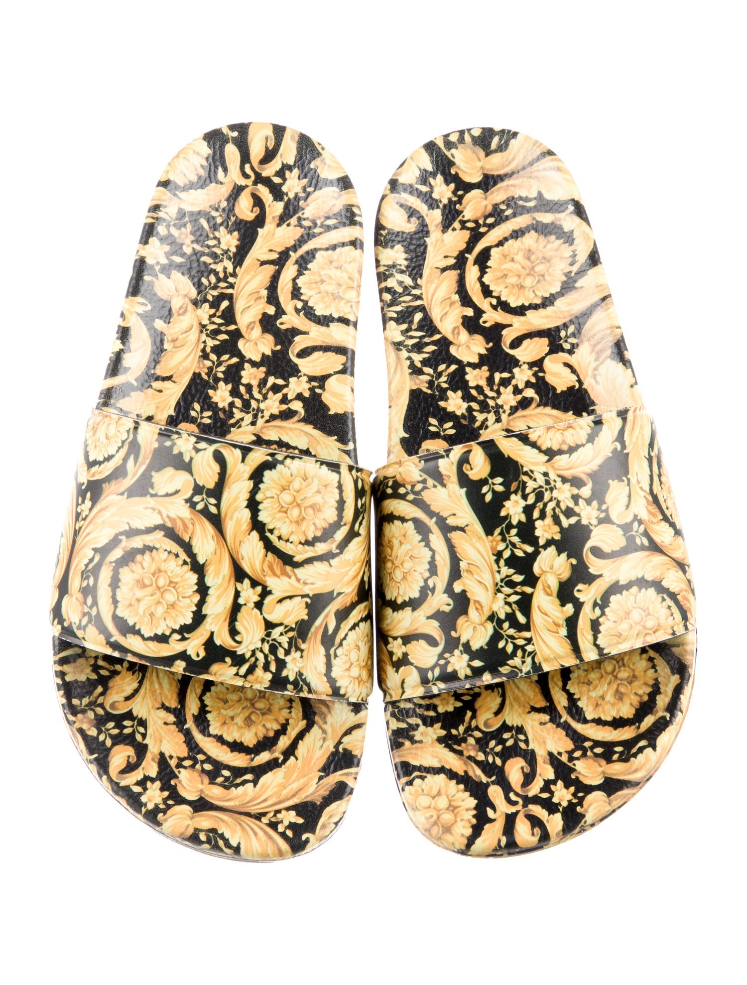 Versace Rubber slide sandals