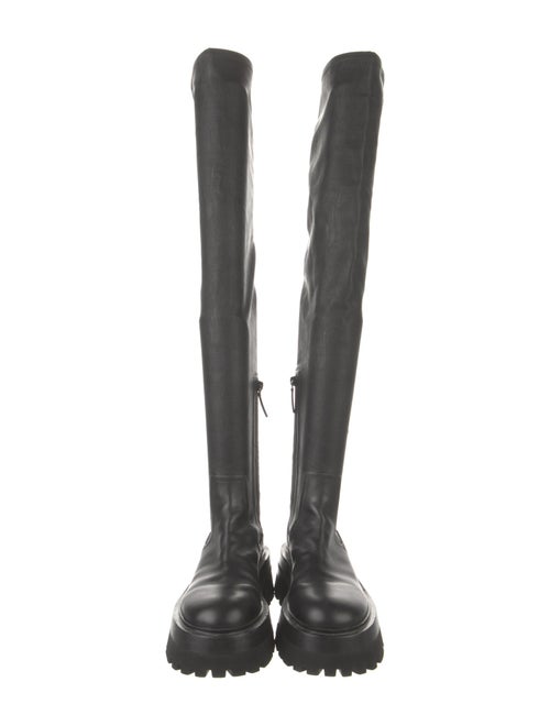 Versace Leather Sock Boots