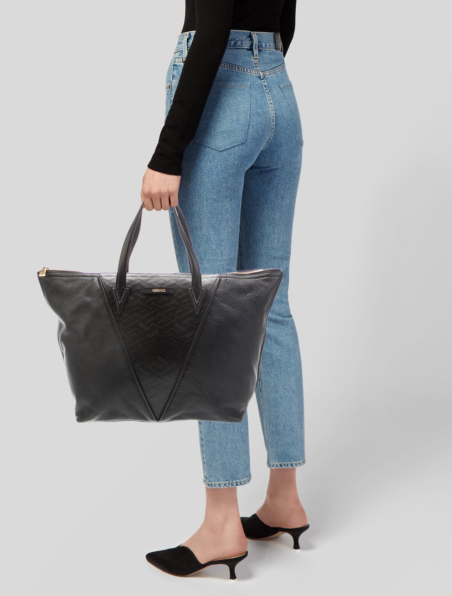 Versace Leather Tote