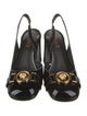 Versace Patent Leather Slingback Pumps