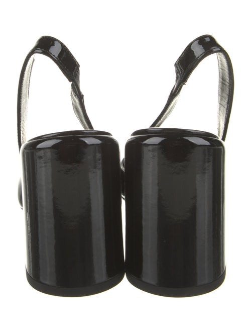 Versace Patent Leather Slingback Pumps