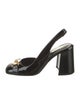 Versace Patent Leather Slingback Pumps