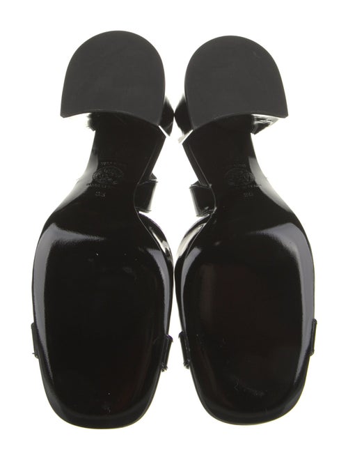 Versace Patent Leather Slingback Pumps