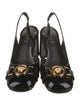 Versace Patent Leather Slingback Pumps
