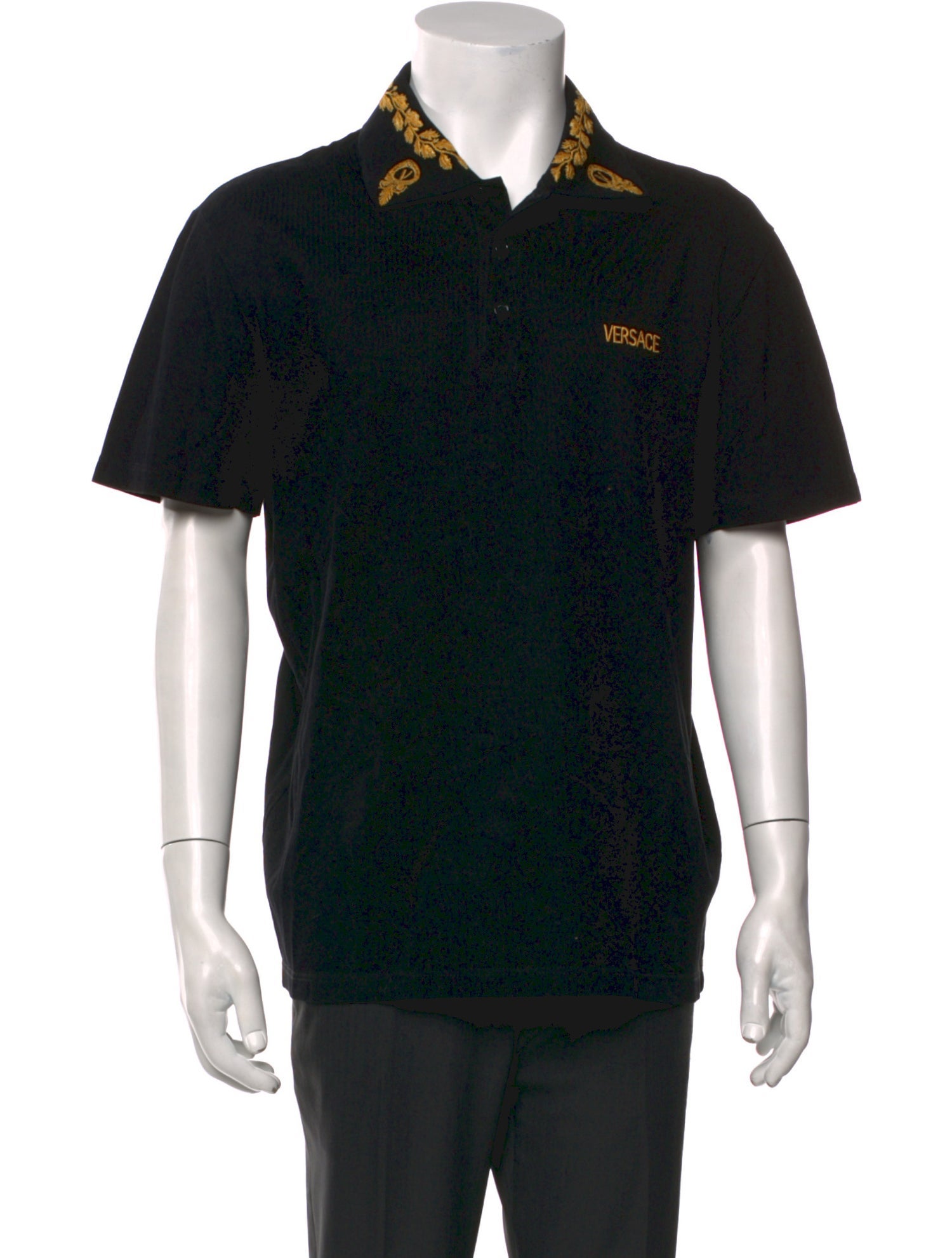 Versace Collar Short Sleeve Polo Shirt