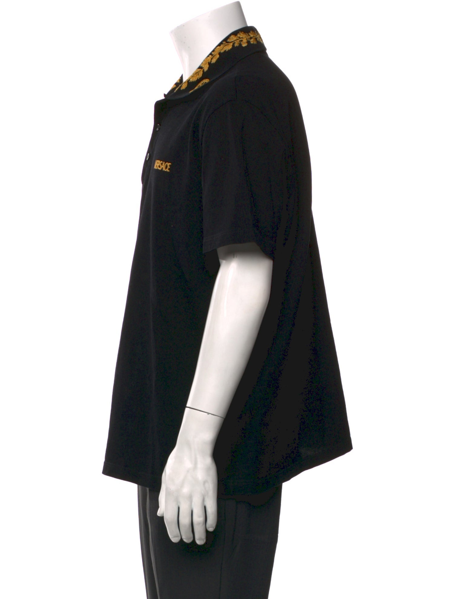 Versace Collar Short Sleeve Polo Shirt