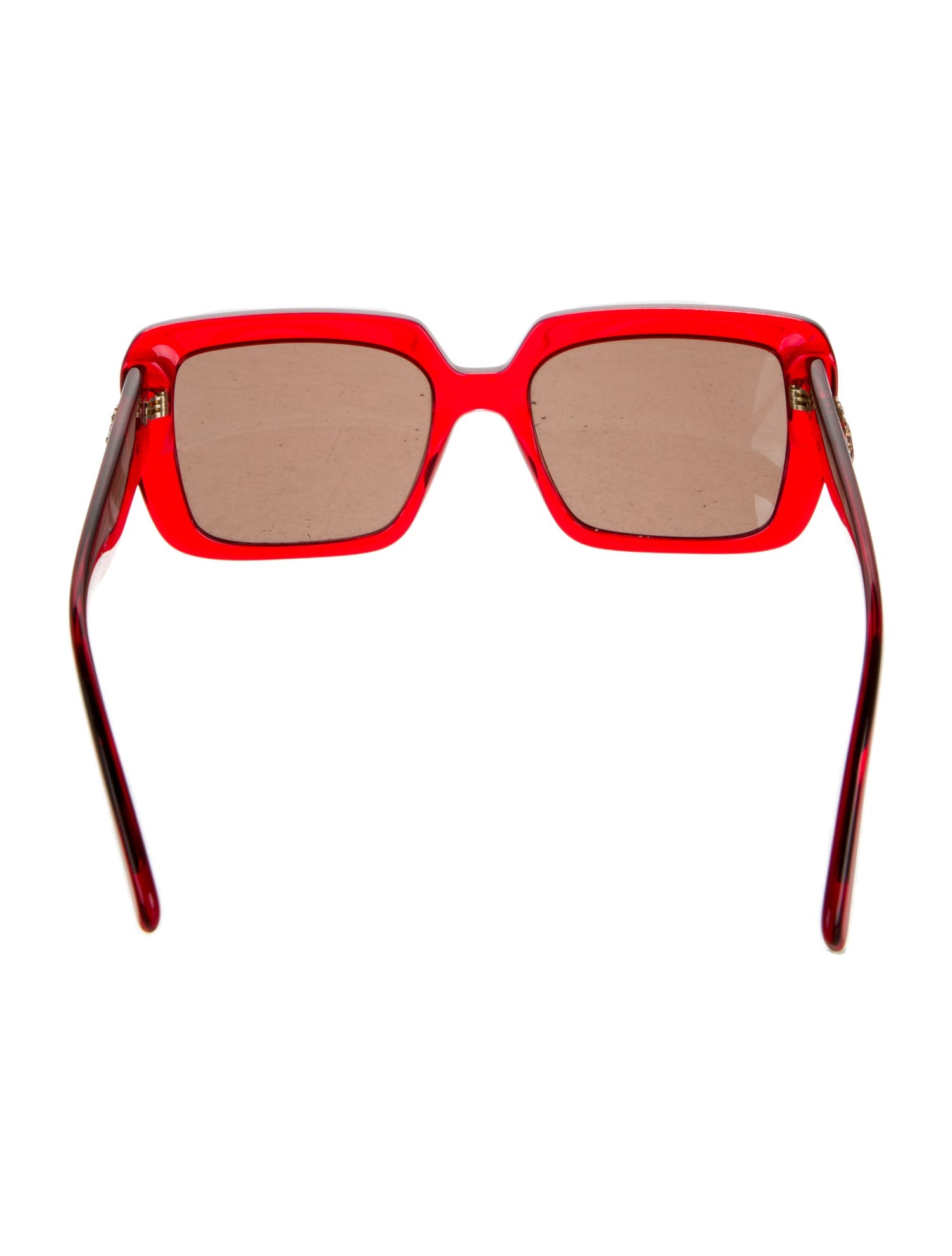 Versace Square Tinted Sunglasses