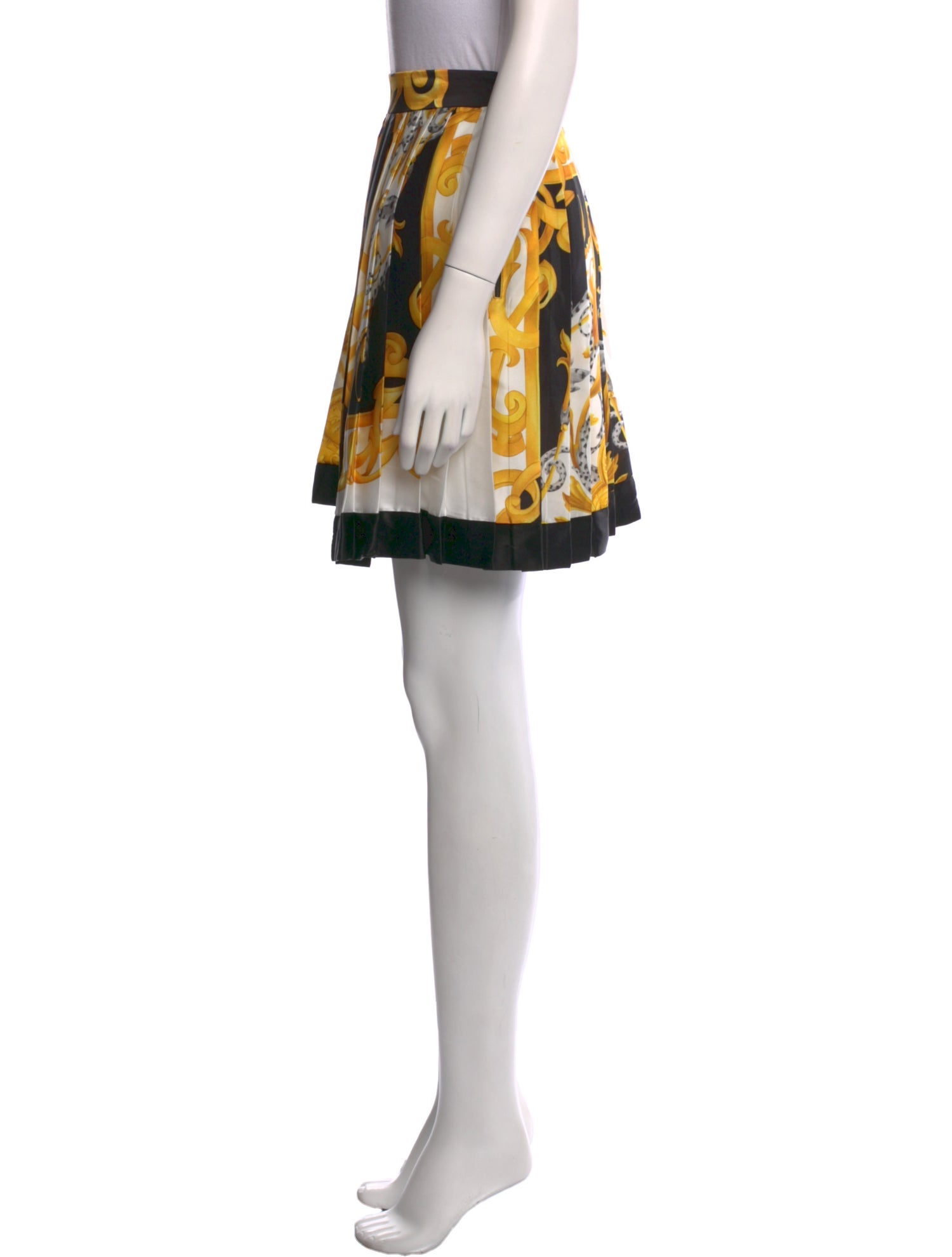 Versace Silk Mini Skirt