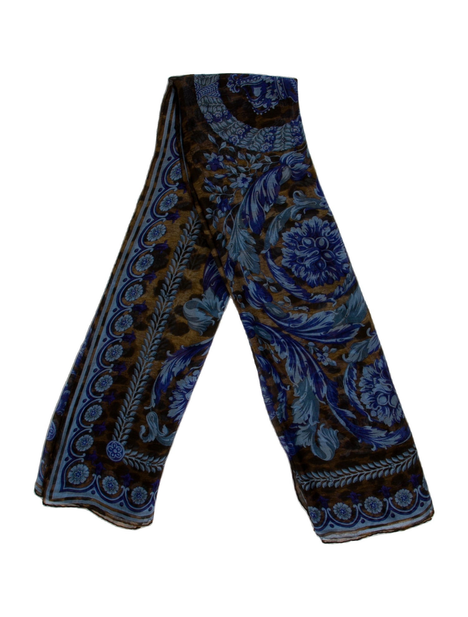 Versace Cashmere Printed Shawl