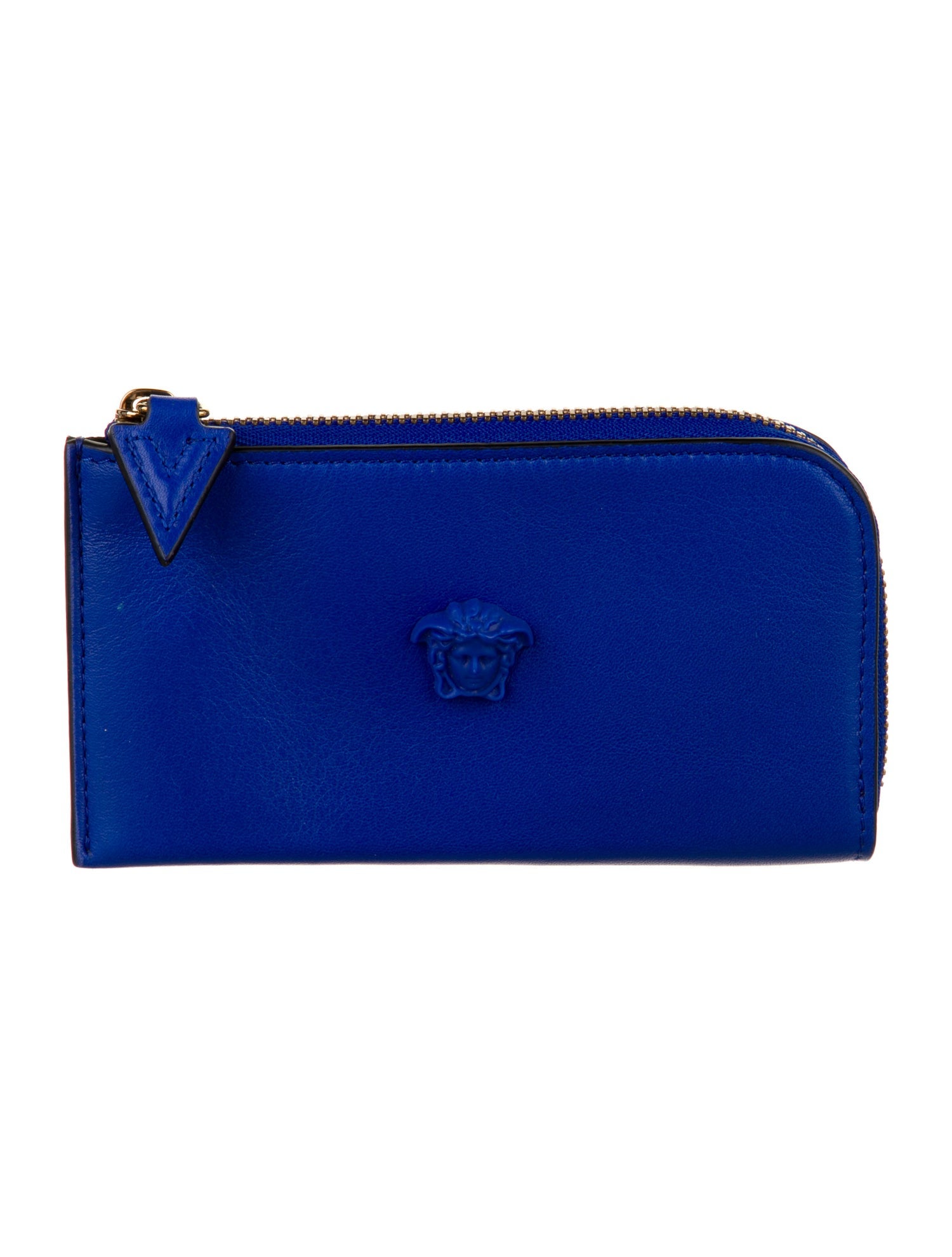 Versace Medusa Insignia Leather Coin Pouch