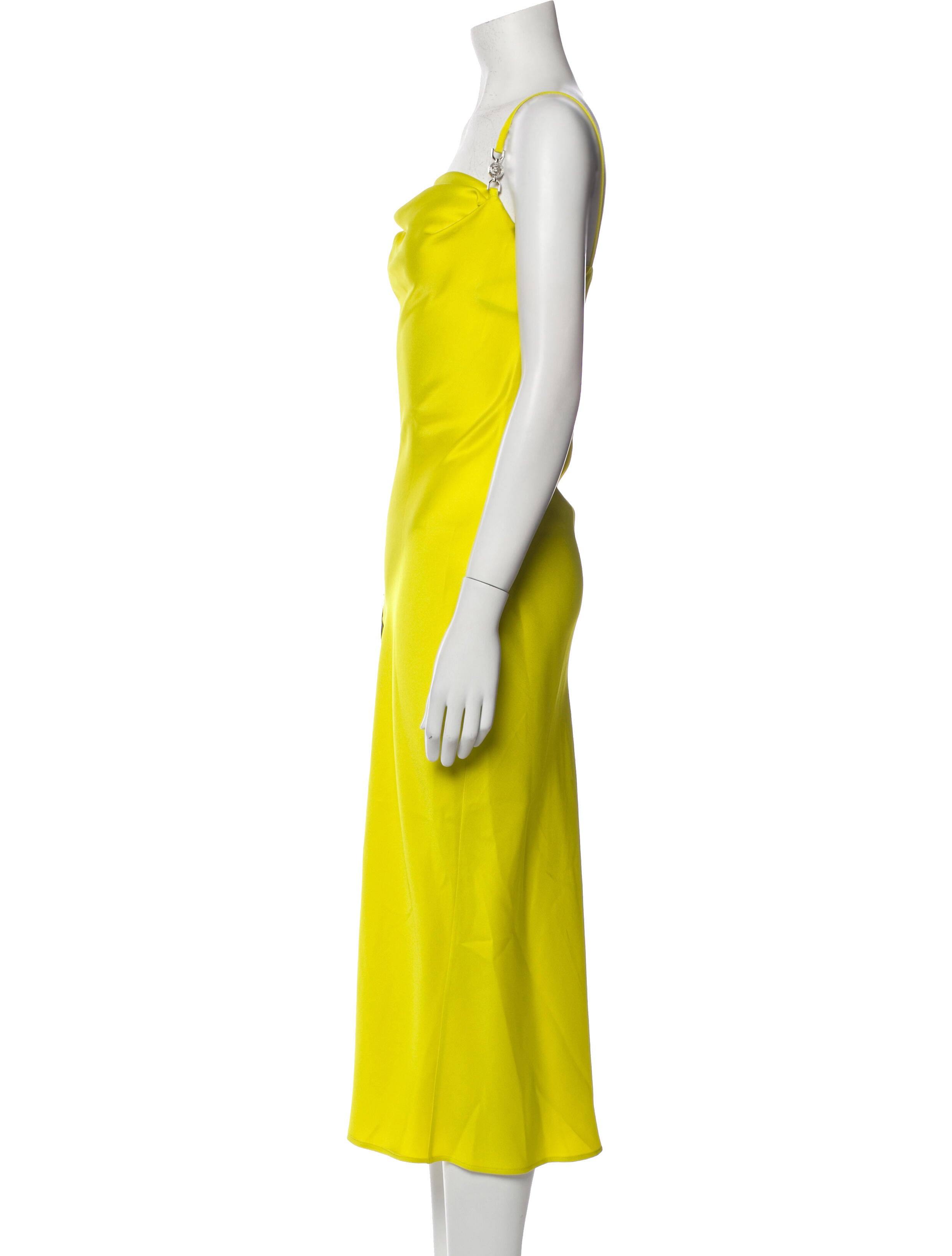Versace Square Neckline Long Dress