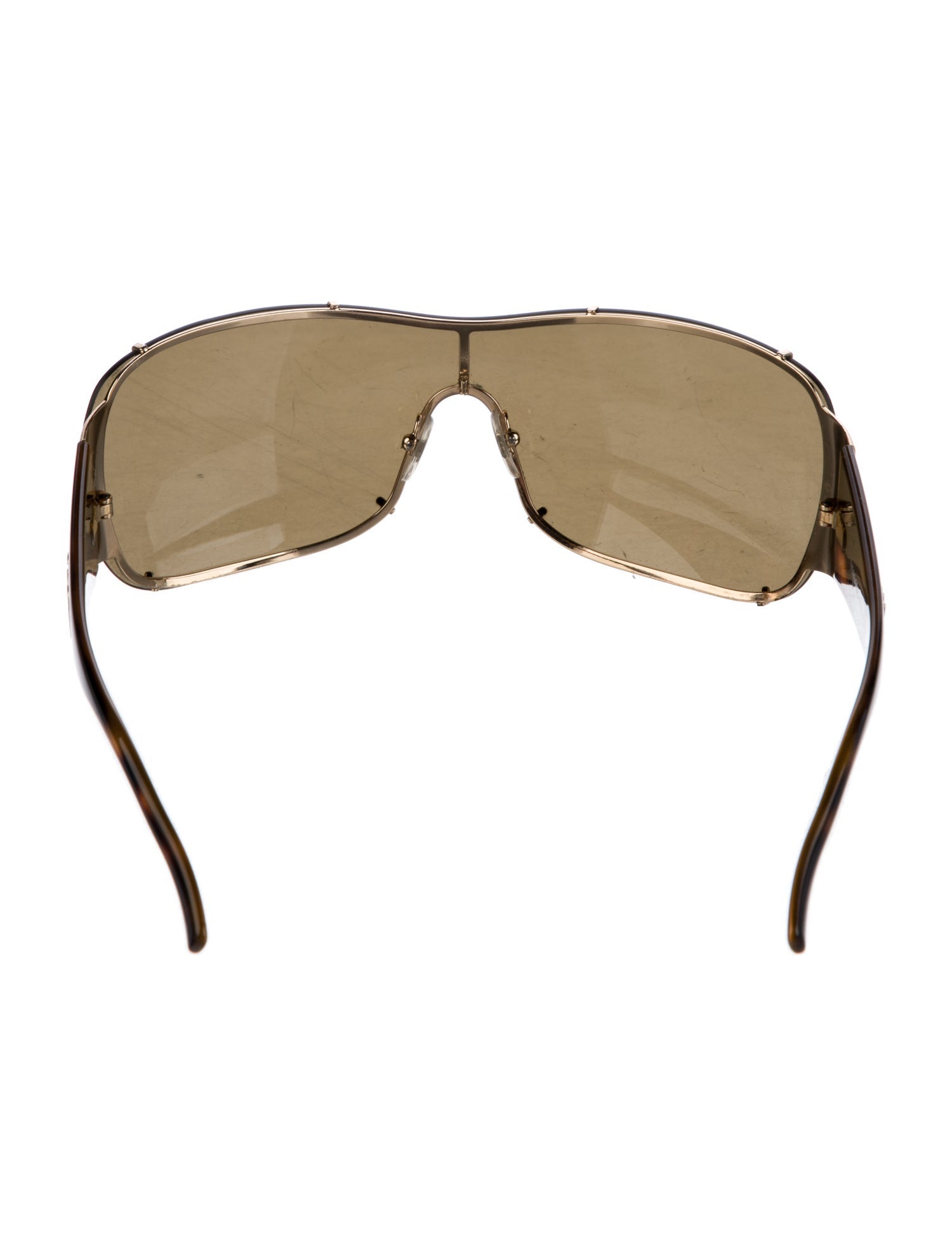 Versace Shield Tinted Sunglasses