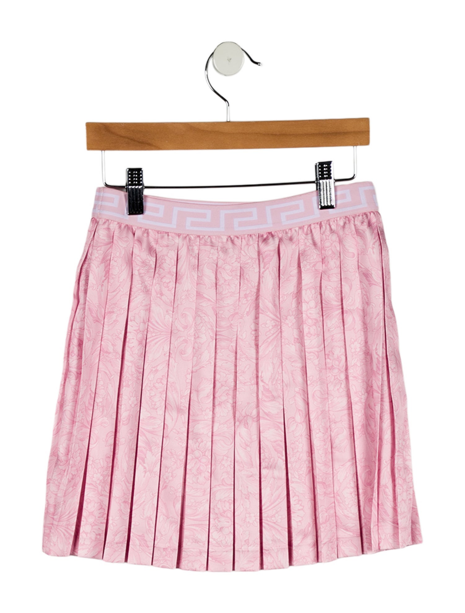 Versace Floral Pleated Skirts