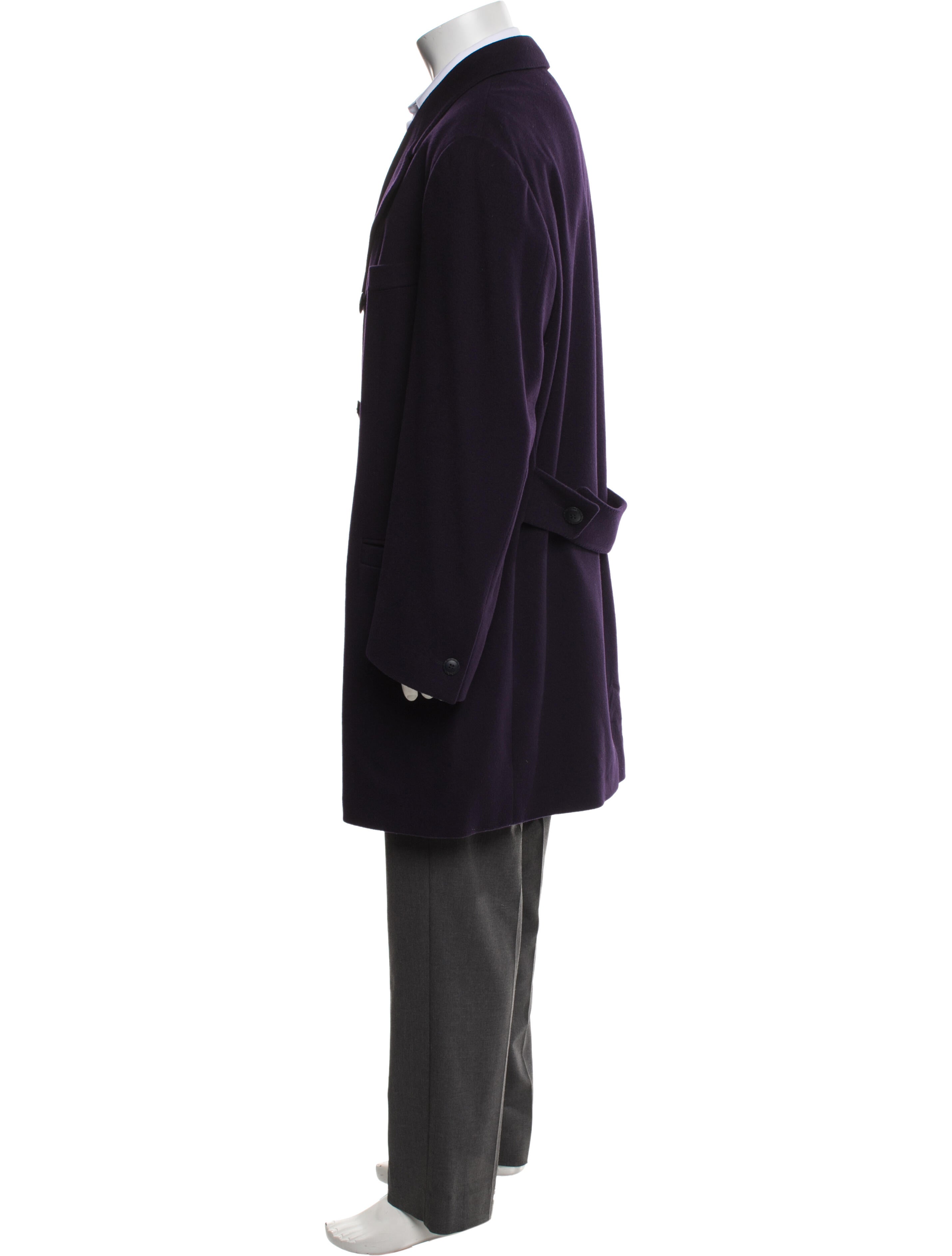 Versace Wool Overcoat