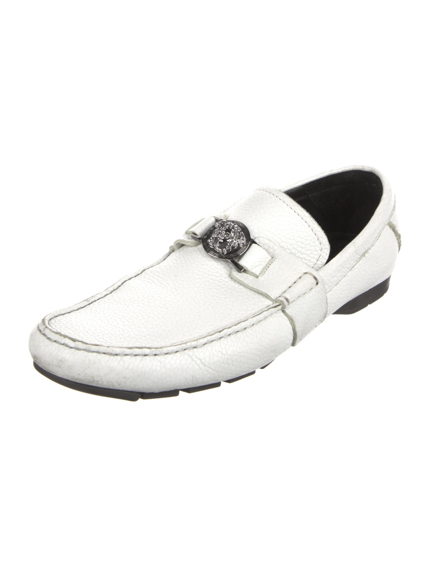 Versace Leather Loafers