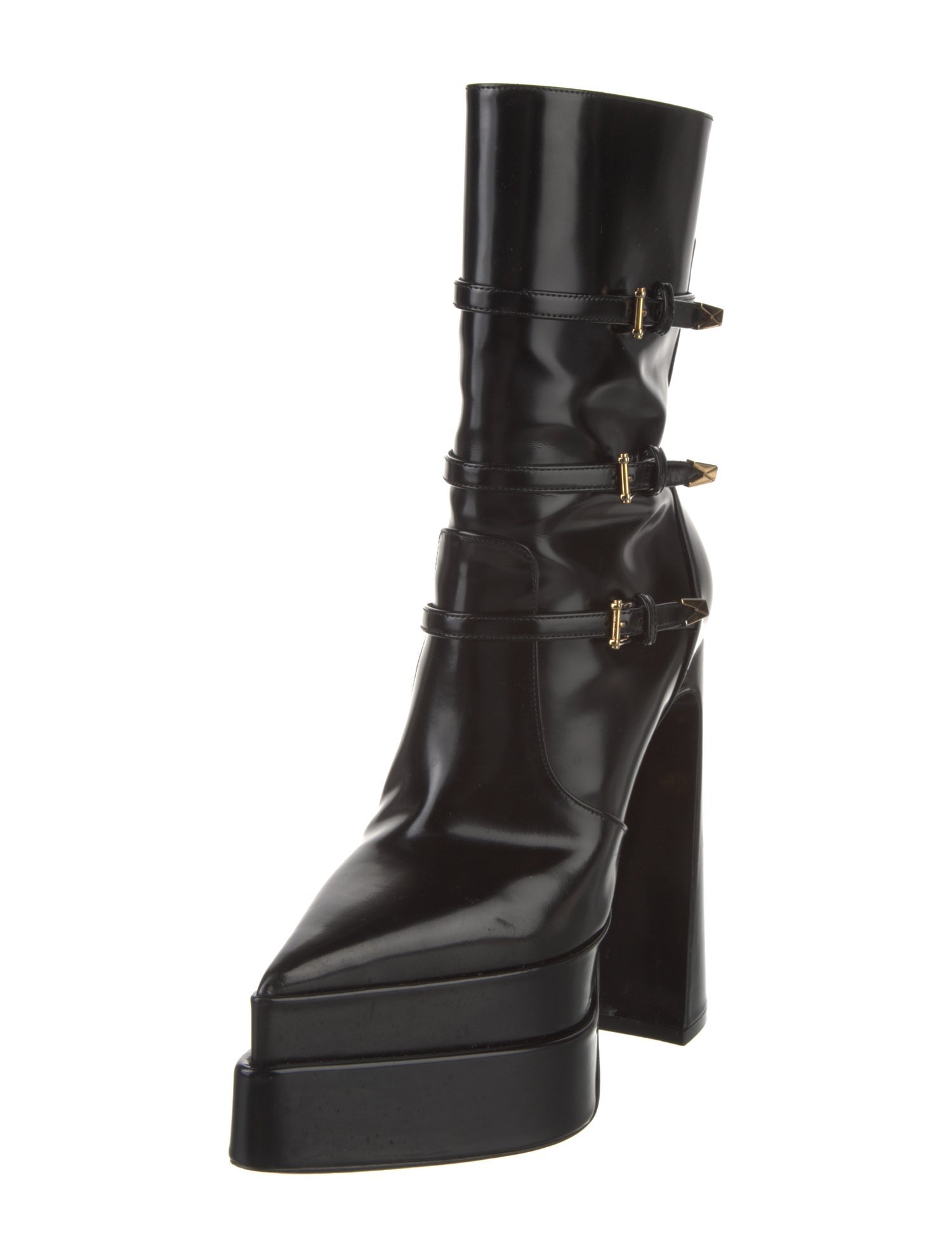 Versace Leather Boots