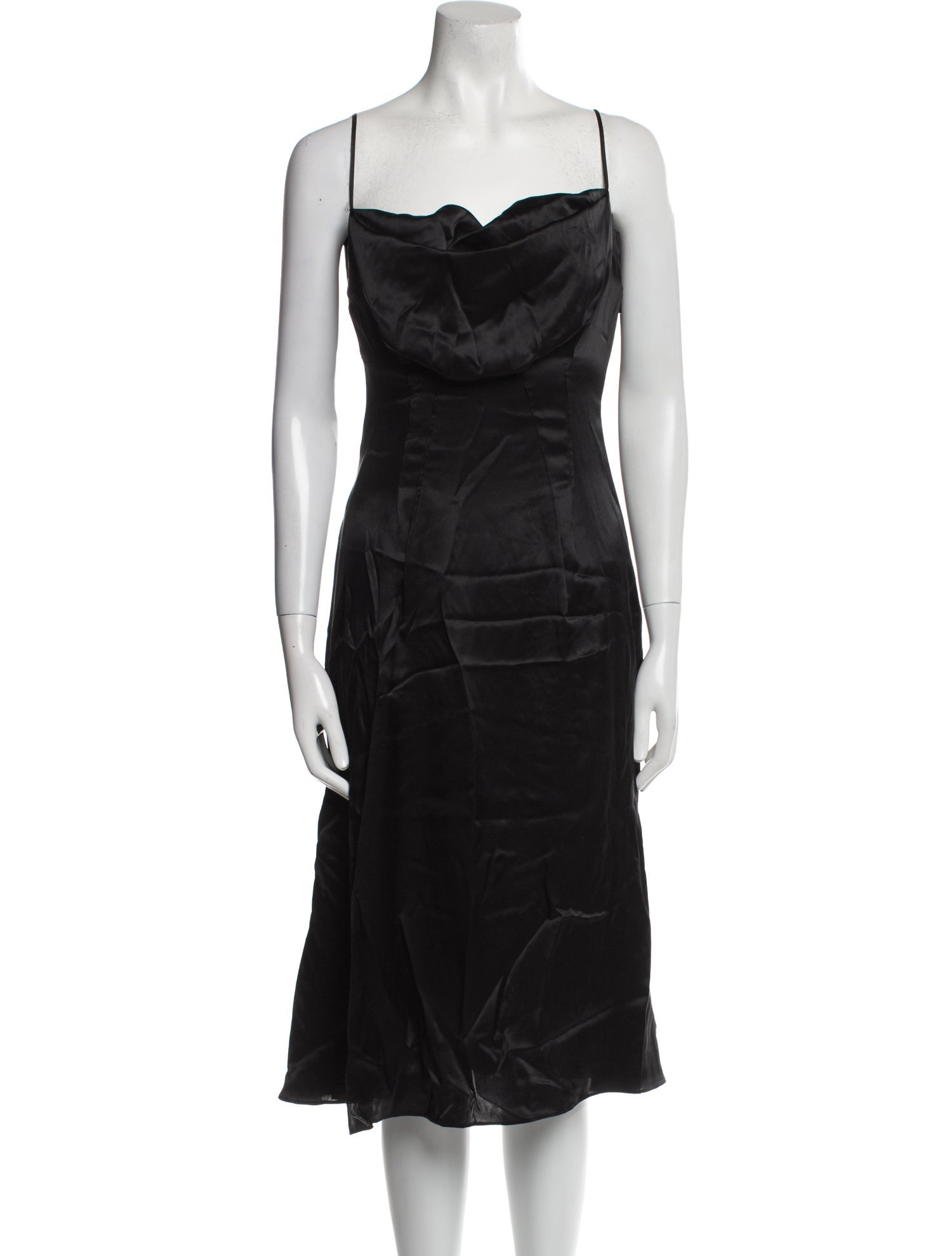 Versace Silk Midi Length Dress