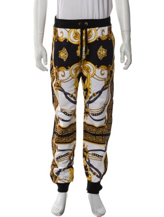 Versace Graphic Print Lounge Bottoms
