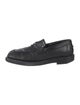 Versace Medusa Insignia Leather Monk Straps