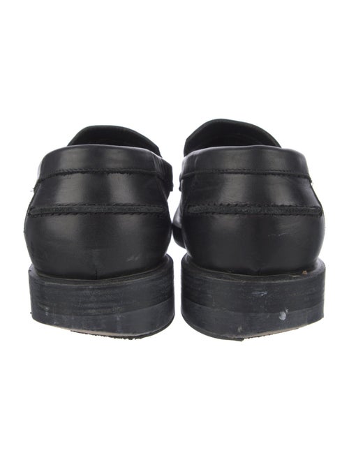 Versace Medusa Insignia Leather Monk Straps