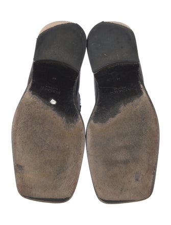 Versace Medusa Insignia Leather Monk Straps