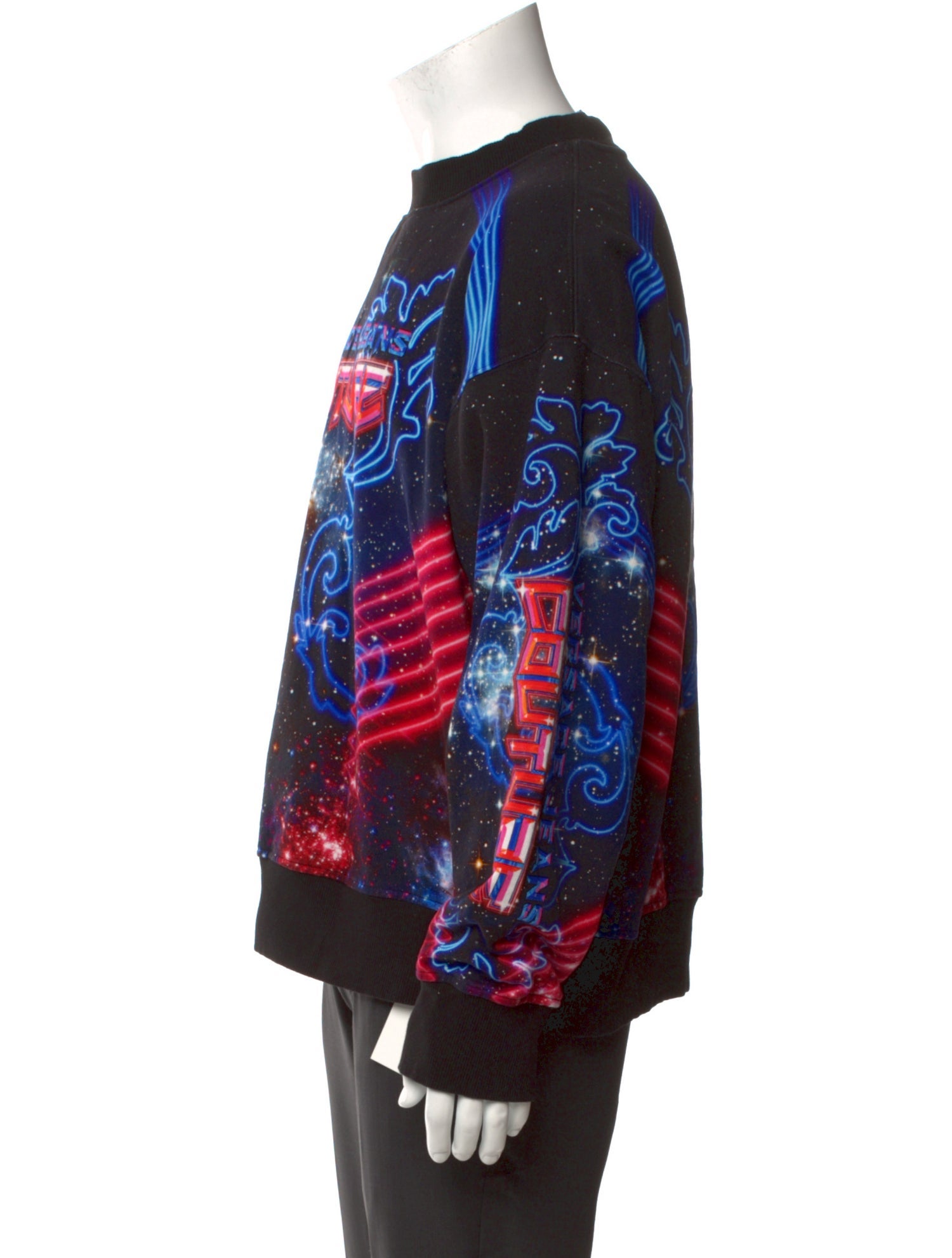 Versace Graphic Print Crew Neck Pullover