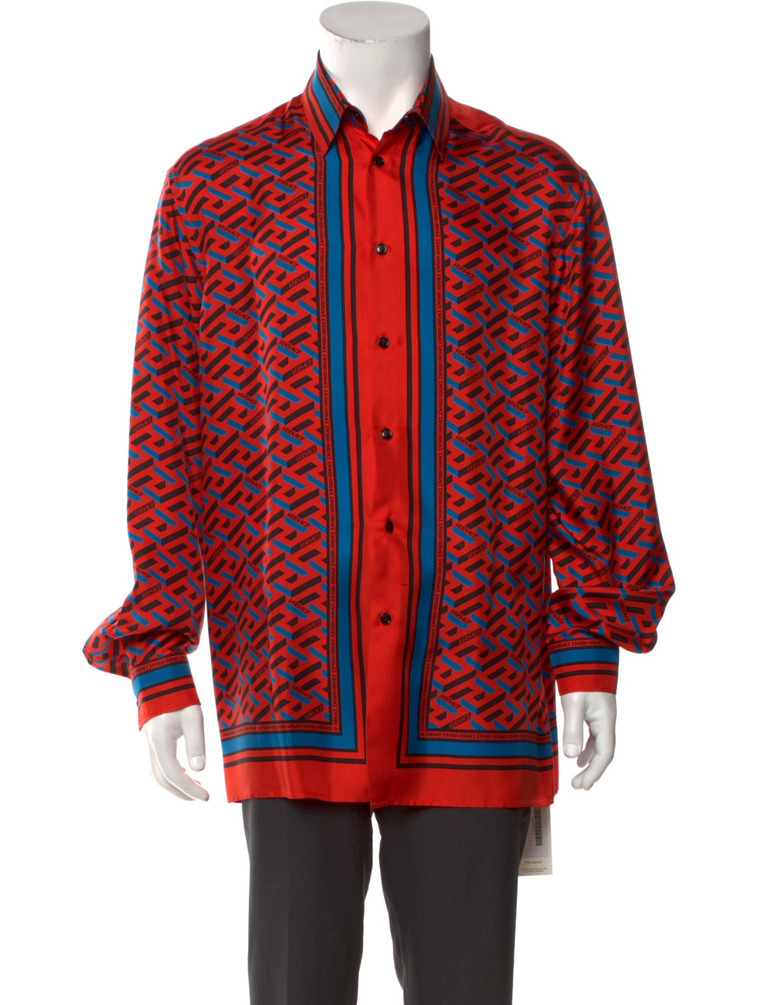 Versace Silk Printed Shirt