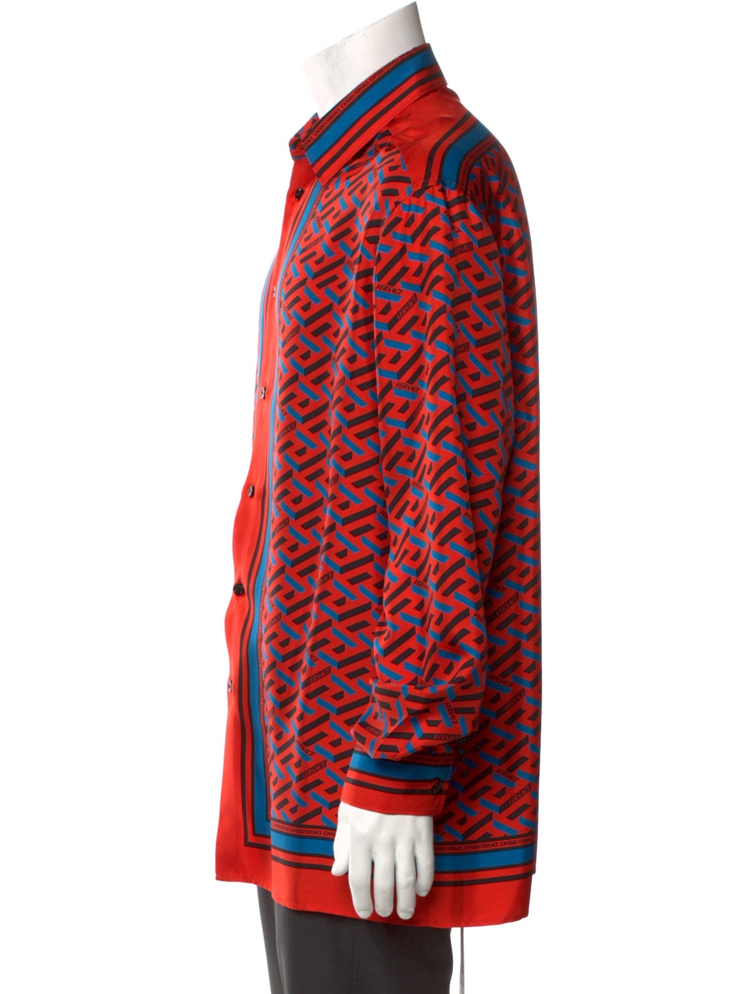 Versace Silk Printed Shirt