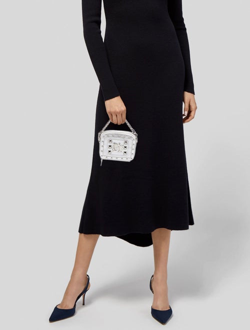 Versace Leather Crossbody Bag