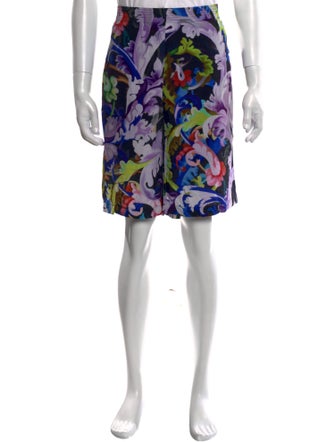 Versace Graphic Print Jogger Shorts