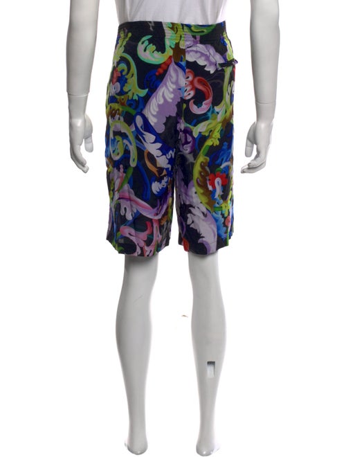 Versace Graphic Print Jogger Shorts