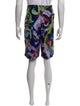 Versace Graphic Print Jogger Shorts