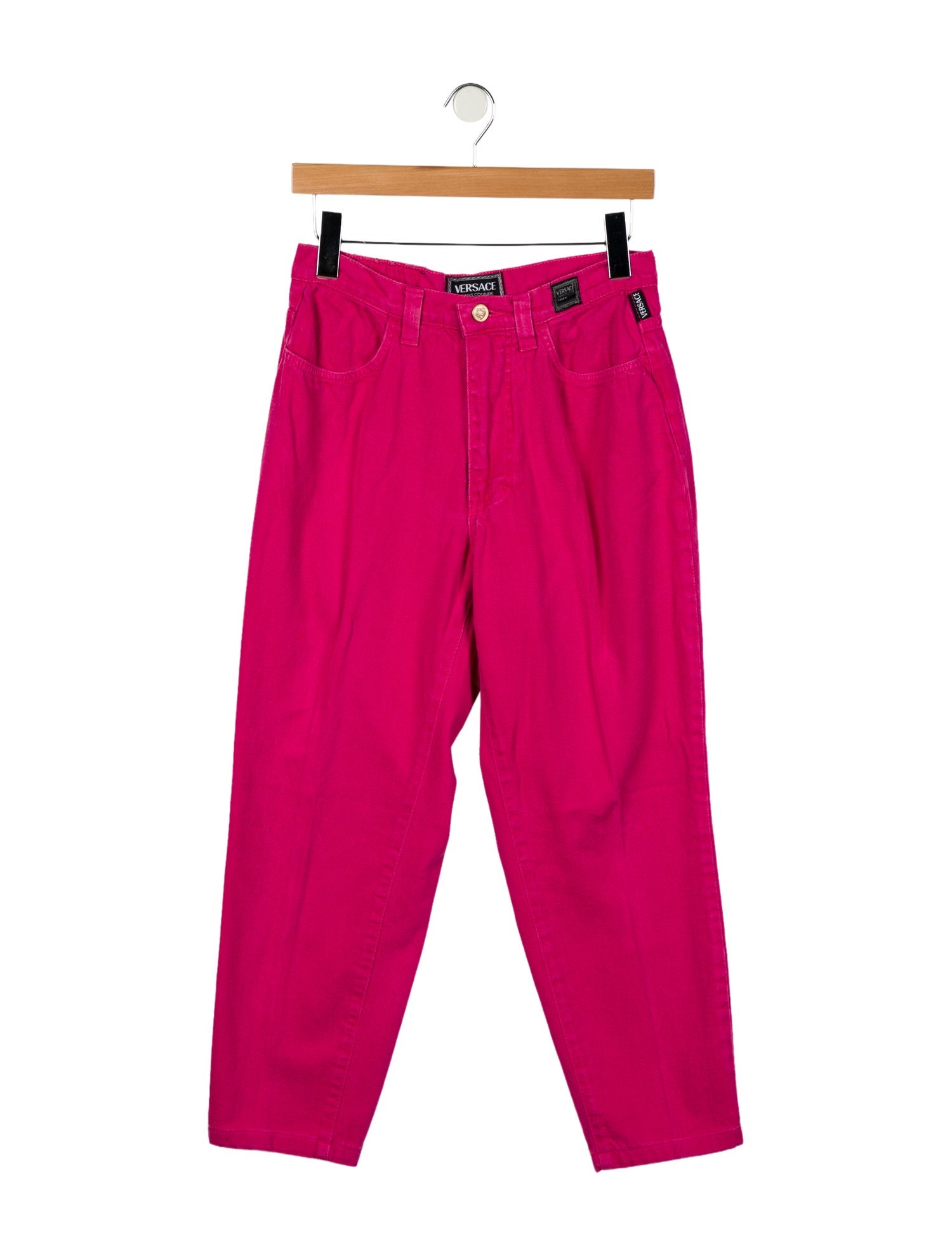 Versace Jeans Couture Mid-Rise Straight Leg Jeans