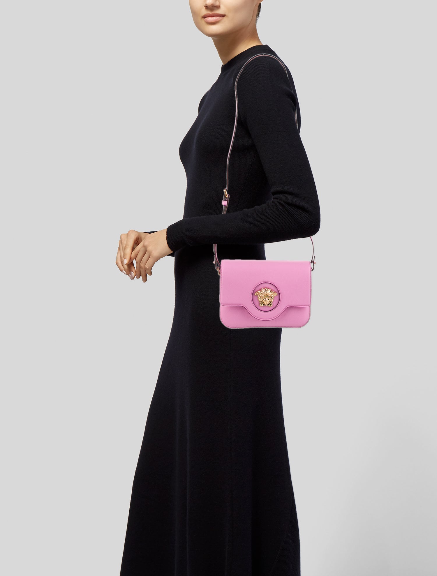 Versace Leather Crossbody Bag