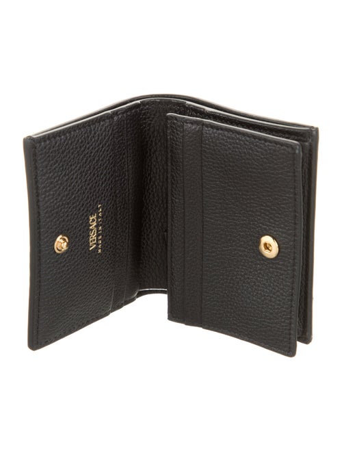 Versace Leather Animal Print Wallet