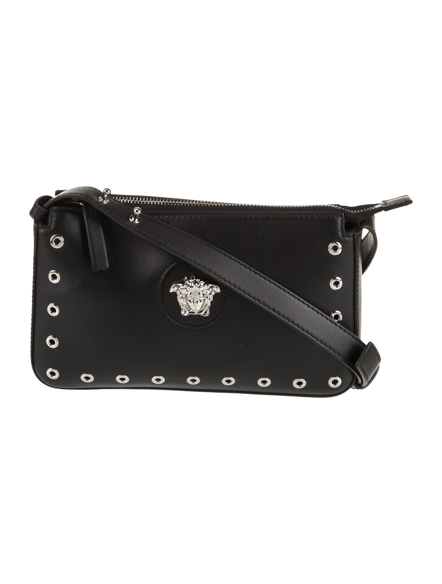 Versace Calf Leather Crossbody Bag