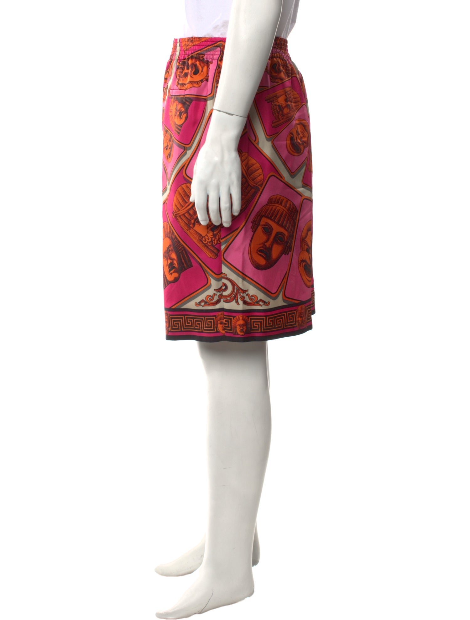 Versace Silk Jogger Shorts