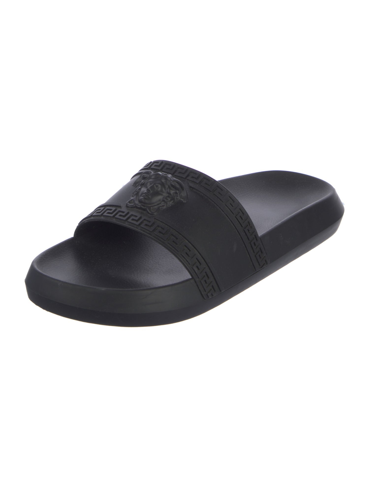Versace Grecca Pattern Rubber Slides