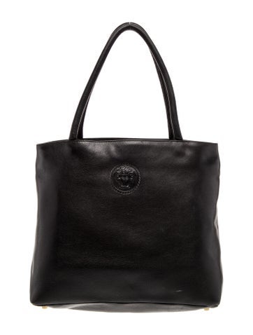 Versace Totes Leather Tote Vintage