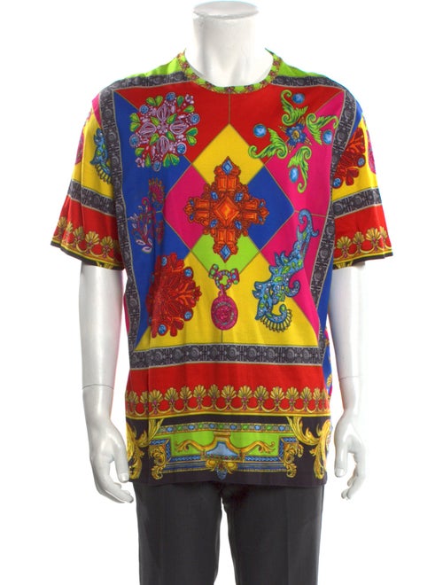 Versace Medusa Insignia Crew Neck T-Shirt