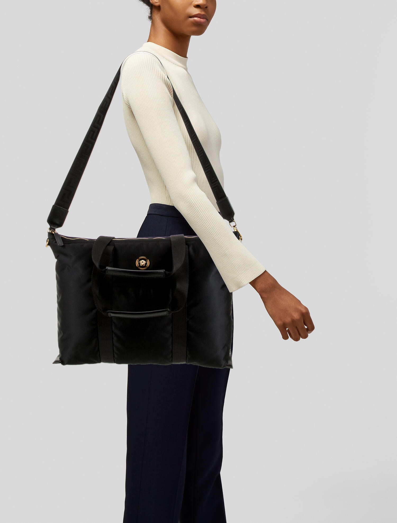 Versace Nylon Messenger Bag