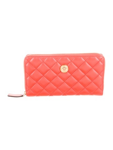 Versace Wallets Leather Printed Continental Wallet