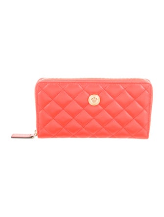 Versace Leather Continental Wallet
